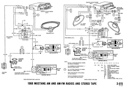 1968 Mustang Wiring Diagram Radio Audio